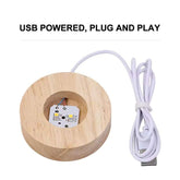 Huitich A - Express 3D Crystal Ball Night Light USB Powered Lamp - Mumzar